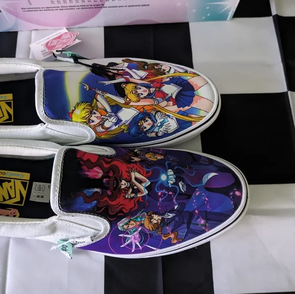 Vans ComfyCush Slip On Men 10.5 Sailor Moon Pretty Guardians Multicolor 072024 - Picture 5 of 12